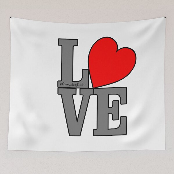 Item preview, LOVE designed and sold by SwearingKids.