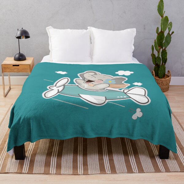 Item preview, Cute Baby Elephant Flying Airplane Illustration designed and sold by NAMITRA.