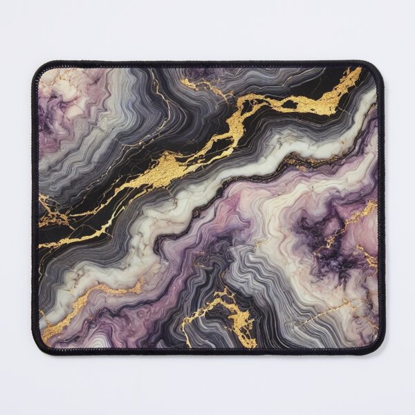 Item preview, Amethyst Gold Veil Marble  designed and sold by Stageless Designs.