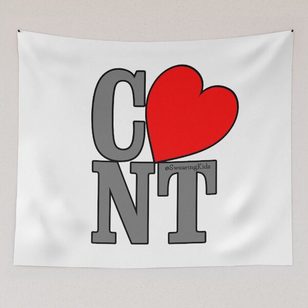 Item preview, C*NT Heart designed and sold by SwearingKids.