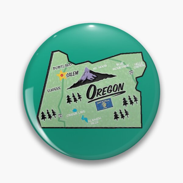 Item preview, Oregon Tourist Map designed and sold by Havocgirl.