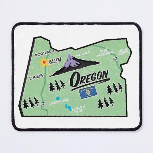 Item preview, Oregon Tourist Map designed and sold by Havocgirl.