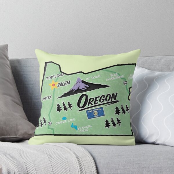 Item preview, Mapa turístico de Oregón designed and sold by Havocgirl.