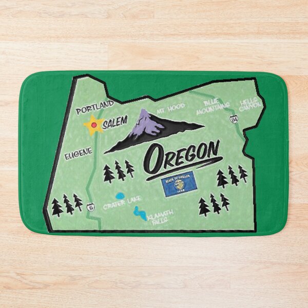 Item preview, Oregon Tourist Map designed and sold by Havocgirl.