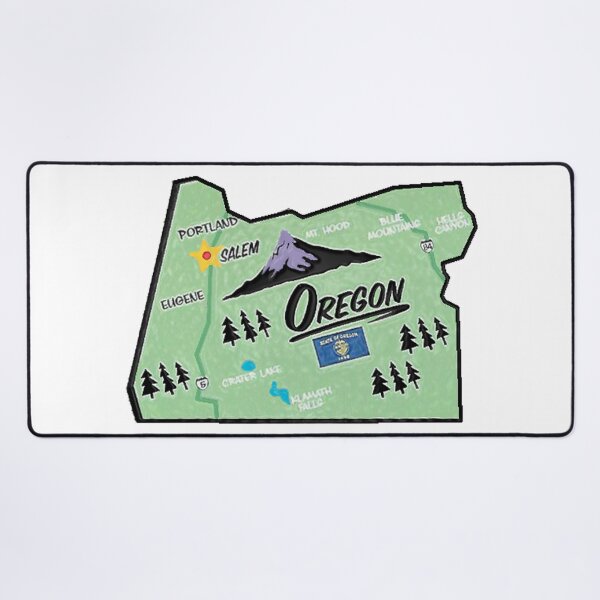 Item preview, Oregon Tourist Map designed and sold by Havocgirl.