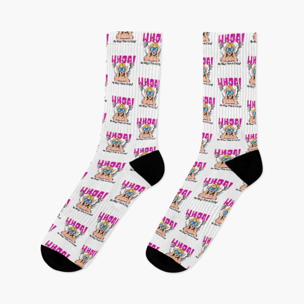 Item preview, WHOA! No Way! This is Crazy! Pop Art Shock T-Shirt Design designed and sold by Design333.