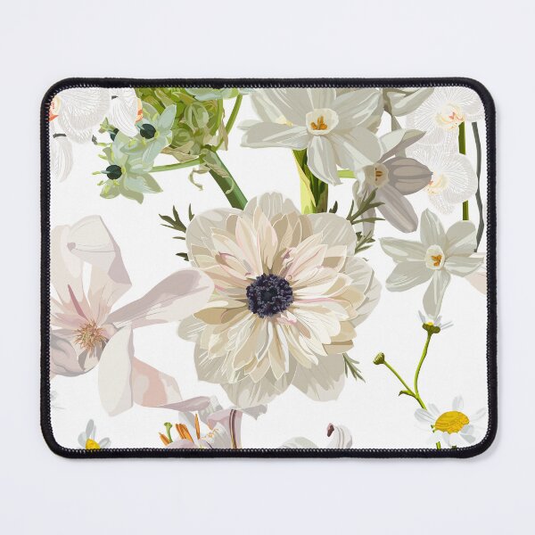 Item preview, Hand drawn flowers - blooming magnolia, daffodil, lily, camomile and herbs. designed and sold by MatyKotiv.