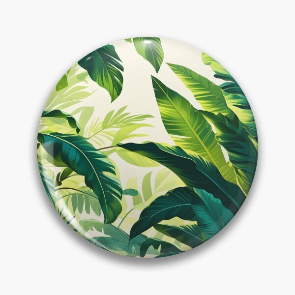 Item preview, Botanical Art: Green Big Leaves designed and sold by Glitchart66.