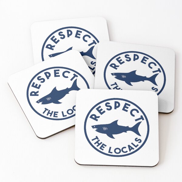 Item preview, Respect the Locals - Shark designed and sold by Sketch-Shack.