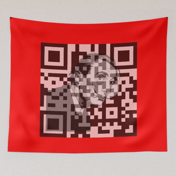 Item preview, QR codes - Salvador Dali designed and sold by Echo Aesthetics.