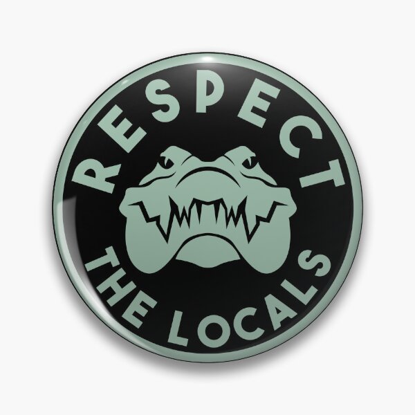 Item preview, Respect the Locals - Alligator designed and sold by Sketch-Shack.