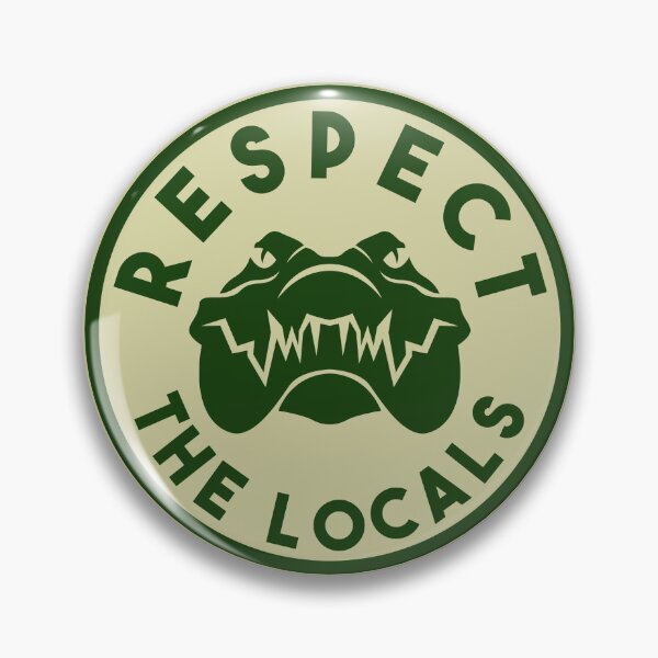 Item preview, Respect the Locals - Alligator designed and sold by Sketch-Shack.