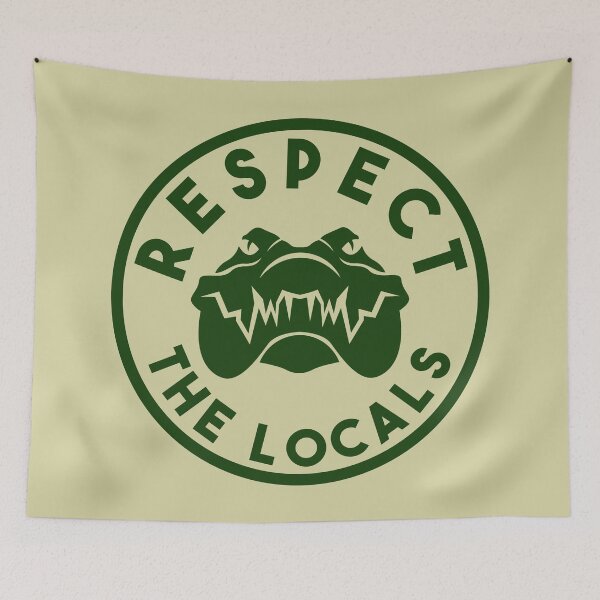 Item preview, Respect the Locals - Alligator designed and sold by Sketch-Shack.
