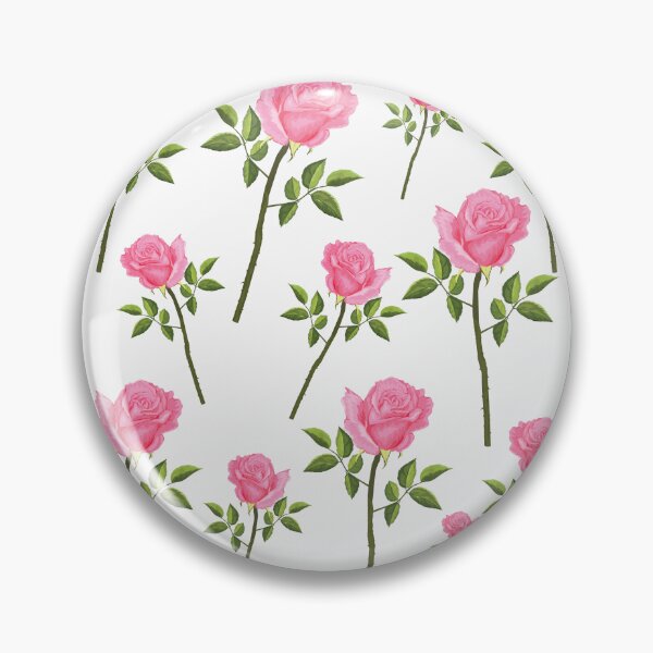 Item preview, Pink Roses Floral Illustration designed and sold by HappyHavenStu.
