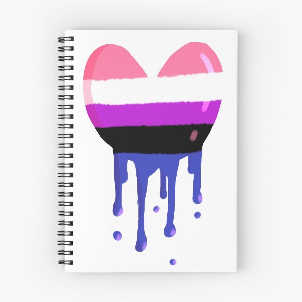 Item preview, Genderfluid heart designed and sold by Soulfire402.