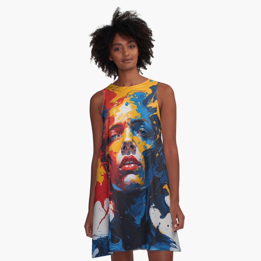 Item preview, A-Line Dress designed and sold by PixelsArtst.