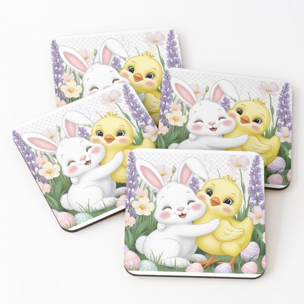 Item preview, Friendly Bunny and Chick designed and sold by StormArte.