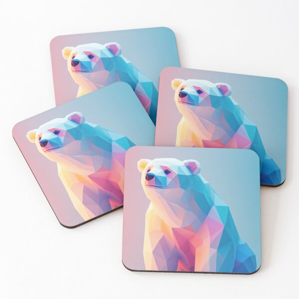 Item preview, Radiant Geometric Polar Bear Sculpture designed and sold by Twisted Kids.