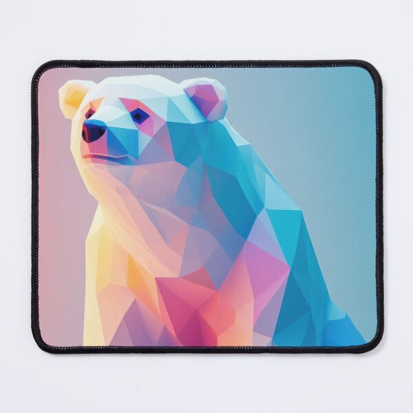 Item preview, Radiant Geometric Polar Bear Sculpture designed and sold by Twisted Kids.