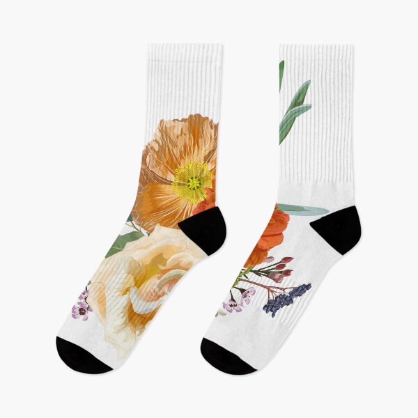 Item preview, Floral bouquet design: garden creamy powder Rose, lily, zinnia flower, anemone Eucalyptus branch greenery leaves berry. designed and sold by MatyKotiv.