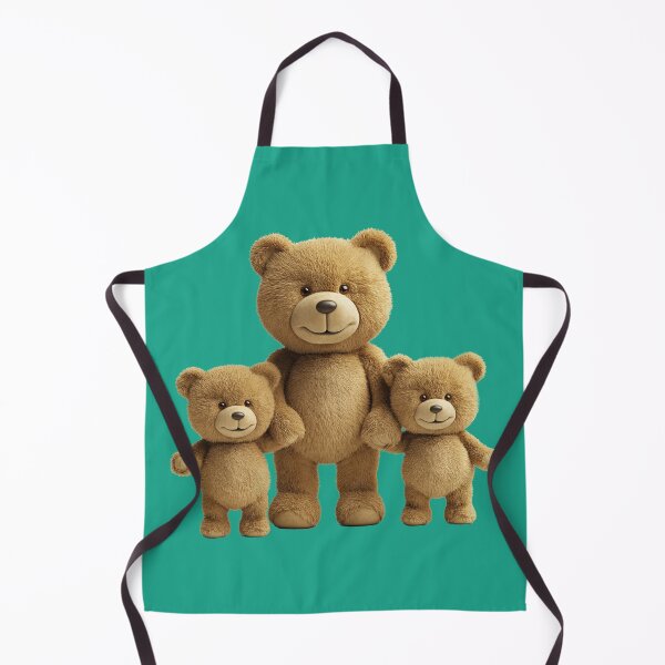 Item preview, Papa bear is leading his two cubs on a trip. designed and sold by FluffyGallery.