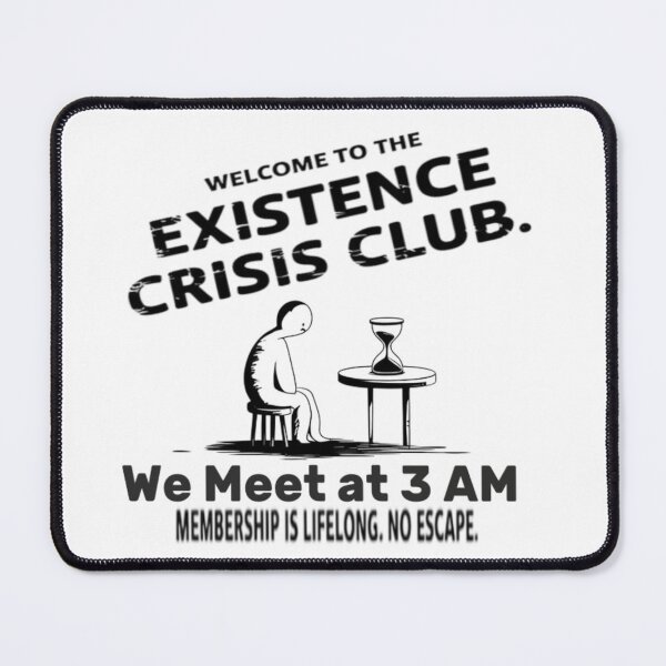 Item preview, Existential Crisis Club – We Meet at 3 AM designed and sold by Tomasz  Siennicki.
