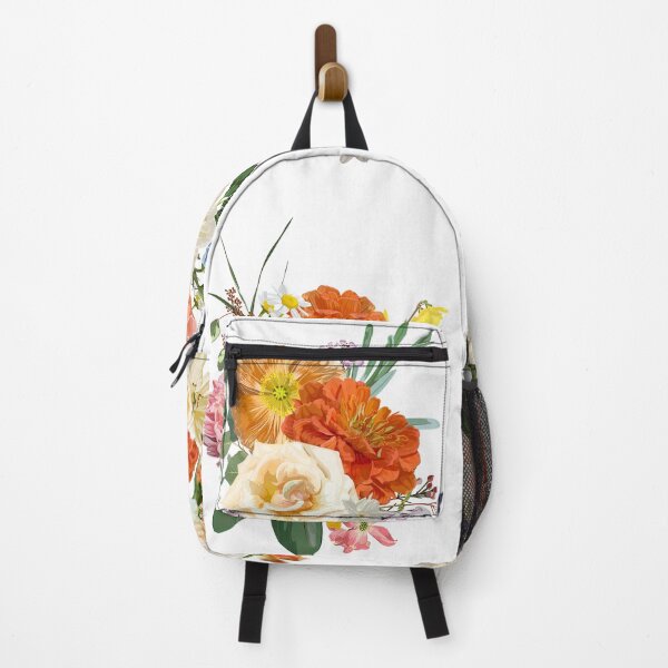 Item preview, Floral bouquet design: garden creamy powder Rose, lily, zinnia flower, anemone Eucalyptus branch greenery leaves berry. designed and sold by MatyKotiv.