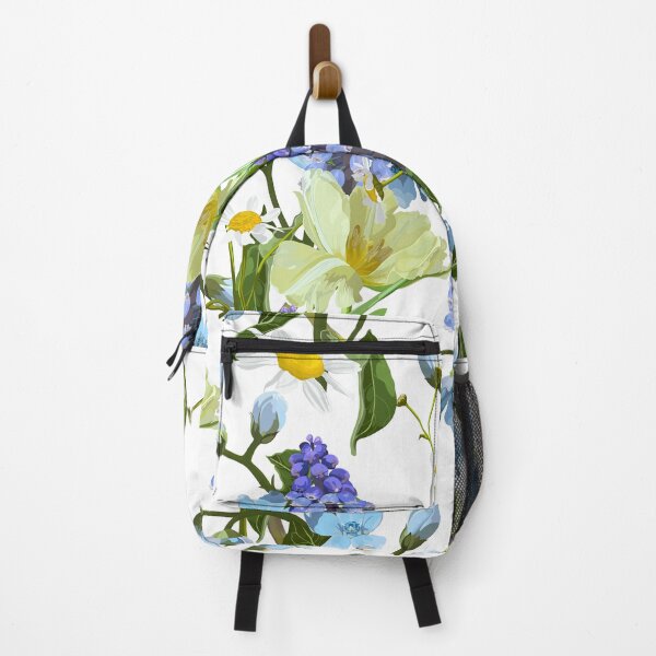 Item preview, Spring flowers. Narcissus, muscari, daisy. Seamless pattern, background.  designed and sold by MatyKotiv.