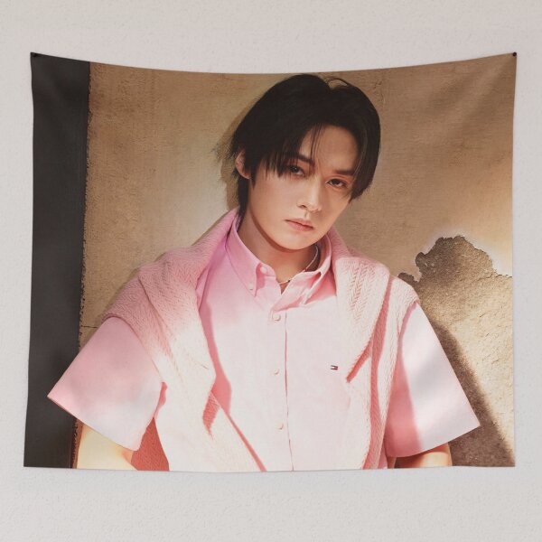 Item preview, Lee Know 250223 Stray Kids X Tommy Hilfiger for GQ Korea March 2025 Issue Pictorial Preview ot8 kpop STAY poster designed and sold by Kpop-Noona.