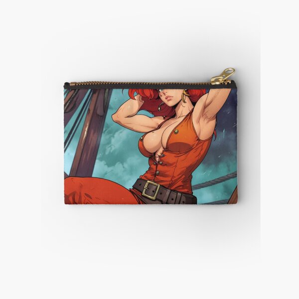 Item preview, Vintage Manga style Red Head Pirate Queen Anne Bonney vintage Anime Manga Illustration designed and sold by Vintage Designs +.