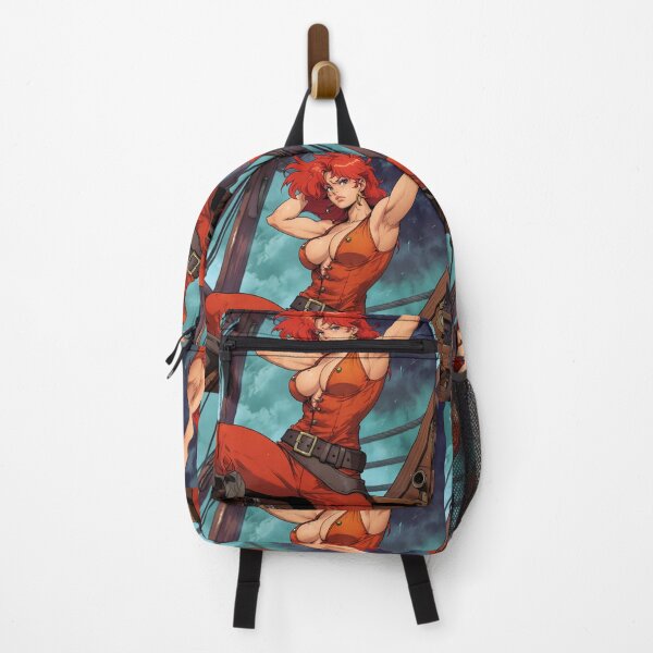 Item preview, Vintage Manga style Red Head Pirate Queen Anne Bonney vintage Anime Manga Illustration designed and sold by Vintage Designs +.