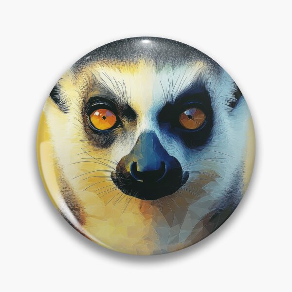 Item preview, Geometric Portrait of a Lemur designed and sold by Twisted Kids.