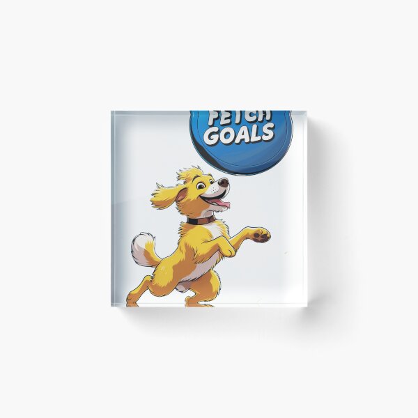 Item preview, Fetch Goals Dog Fetching Dog Goal Setting Dog Funny Dog Humor Dog Lover Gift designed and sold by Furry Paw  Prints.