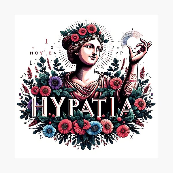 Item preview, Hypatia of Alexandria | Ancient Philosopher | Feminist Icon designed and sold by OzzFrequency.