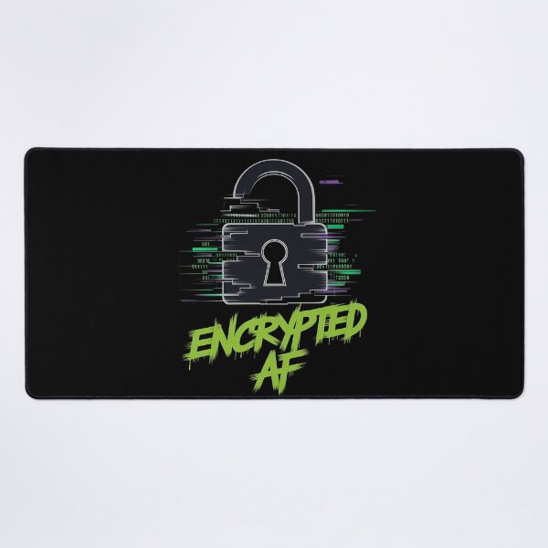 Item preview, Encrypted AF Digital Art - Hacker Glitch Style Lock designed and sold by pixelpopplanet.