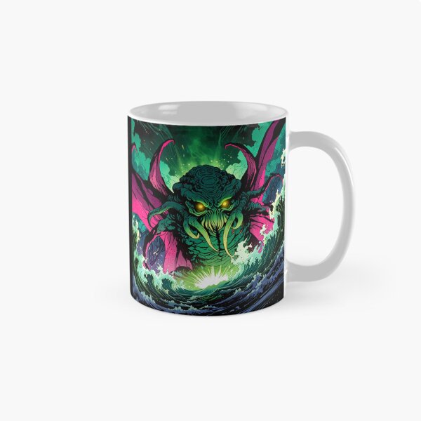 Item preview,  Dagon the evil all seeing Eldritch Lovecraftian God Anime Manga style art designed and sold by Vintage Designs +.