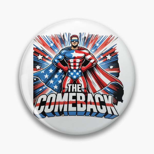 Item preview, The Comeback – American Superhero Design designed and sold by agazub90.