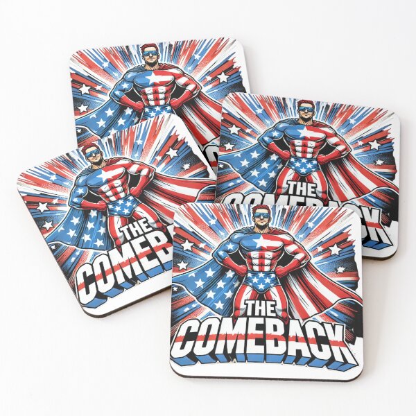 Item preview, The Comeback – American Superhero Design designed and sold by agazub90.