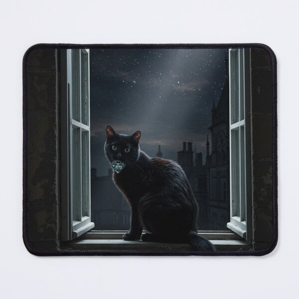 Item preview, Awesome cat in a window artwork designed and sold by Theriddler1.