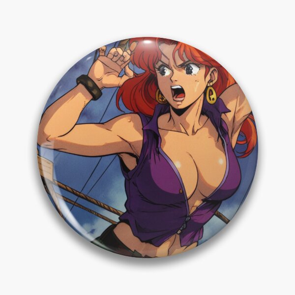 Item preview,  Vintage Manga style Red Head Pirate Queen Anne Bonney vintage Anime Manga Illustration designed and sold by Vintage Designs +.