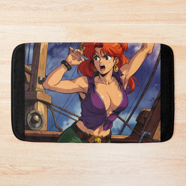 Item preview,  Vintage Manga style Red Head Pirate Queen Anne Bonney vintage Anime Manga Illustration designed and sold by Vintage Designs +.