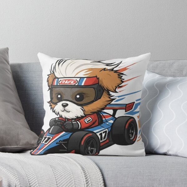 Item preview, Cute Baby Shih Tzu Race Car Driver designed and sold by likbatonboot.