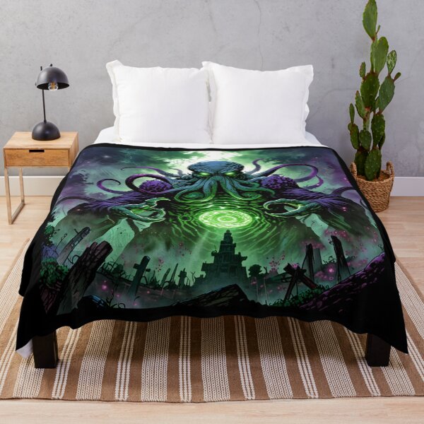 Item preview, Cthulhu the evil all seeing Eldritch Lovecraftian God Anime Manga style art designed and sold by Vintage Designs +.