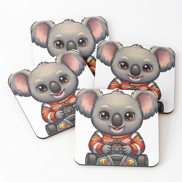 Item preview, Cute Baby Koala Race Car Driver designed and sold by likbatonboot.