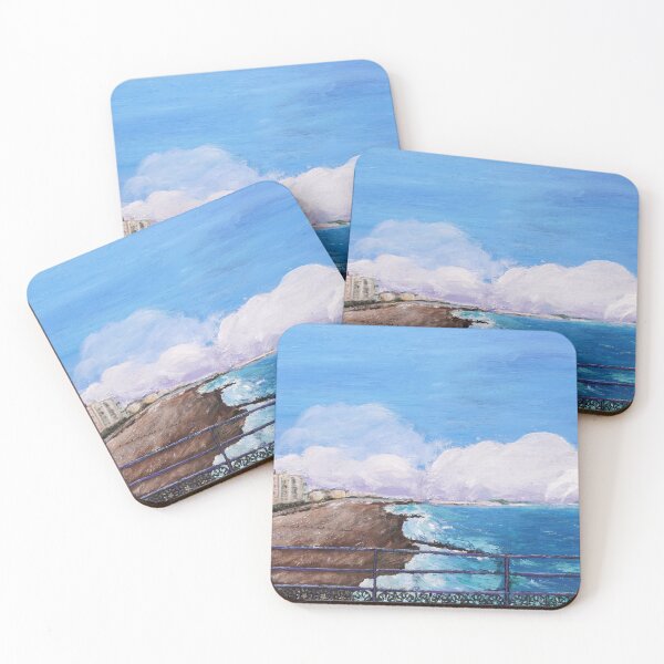 Item preview, Seaside of Eastbourne England landscape oil on canvas  designed and sold by ColorandColor.