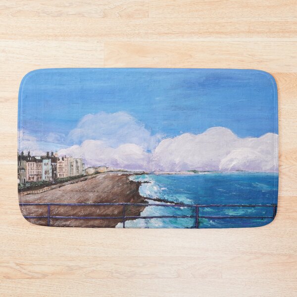 Item preview, Seaside of Eastbourne England landscape oil on canvas  designed and sold by ColorandColor.