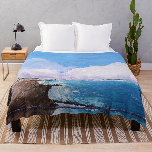 Item preview, Seaside of Eastbourne England landscape oil on canvas  designed and sold by ColorandColor.