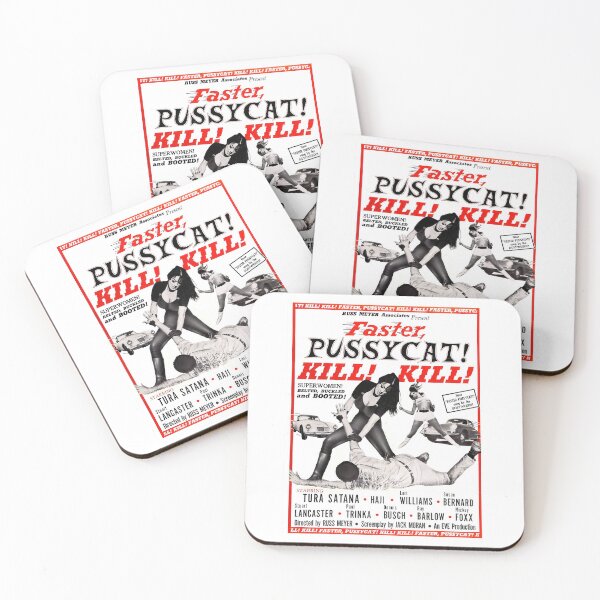 Item preview, Faster Pussycat Kill Kill Kill designed and sold by Angry Swan Designs.