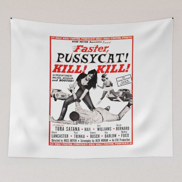 Item preview, Faster Pussycat Kill Kill Kill designed and sold by Angry Swan Designs.