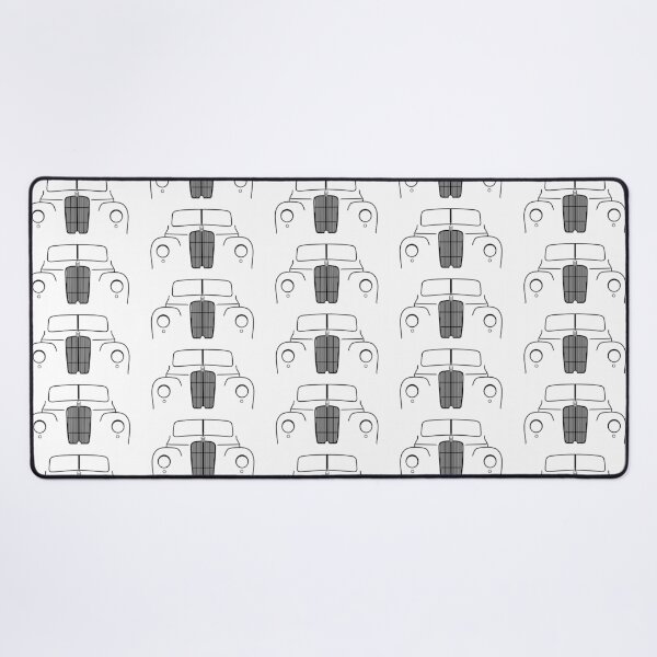 Item preview, Morris Six MS 1940s-1950s British classic car outline black designed and sold by soitwouldseem.
